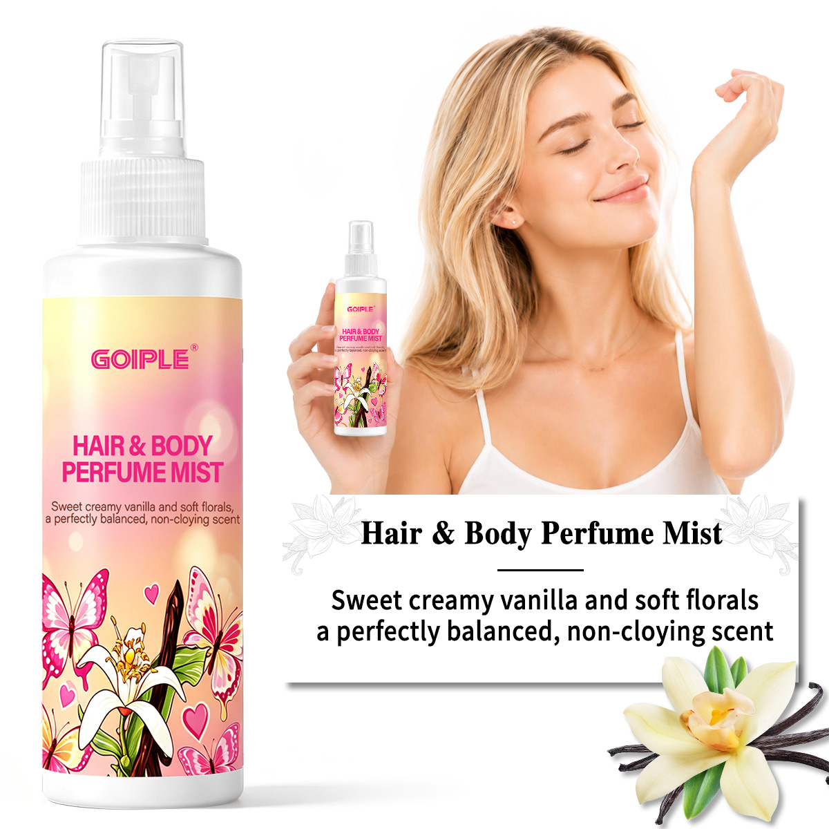 Fragrance Perfume For Hair - Hair & Body Perfume Mist Body