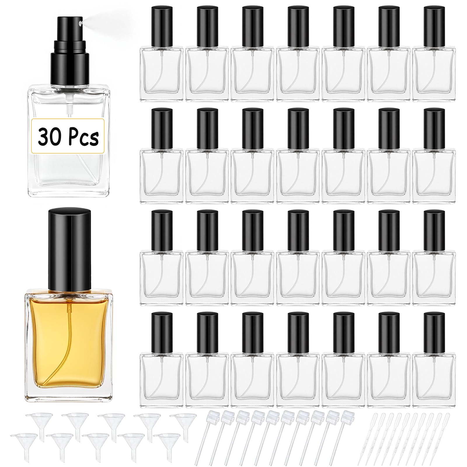 High quality 30 15ml clear gla - đánh giá và giá Perfume Travel Set