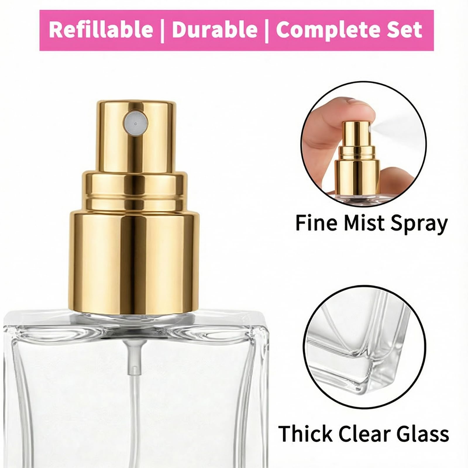 High quality 30 15ml clear gla - đánh giá và giá Perfume Travel Set
