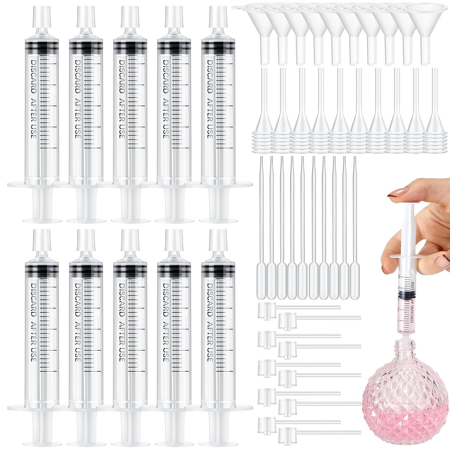 25/50PCS  perfume refill pump  - đánh giá và giá Perfume Fragrance Liquid