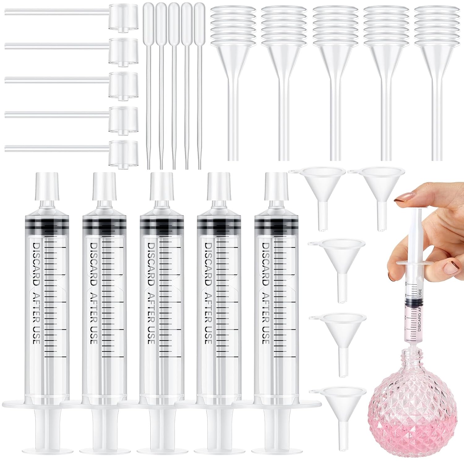 25/50PCS  perfume refill pump  - đánh giá và giá Perfume Fragrance Liquid