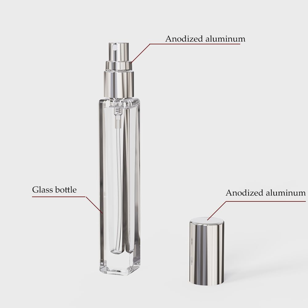 5-Piece Cologne Atomizer Empty - đánh giá và giá Perfume Travel Set