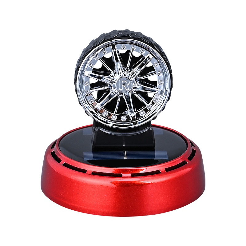 Solar Powered Rotating Tire Ca - đánh giá và giá Perfume Fragrance Wheel